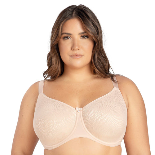 Perfects Be Free Plunge Bra, Pearl, 10B - 16DD - Lingerie Red Dot