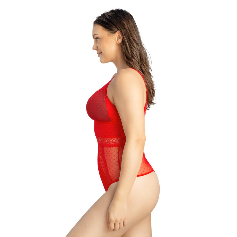 Red Lace Bodysuits for Women - Up to 78% off