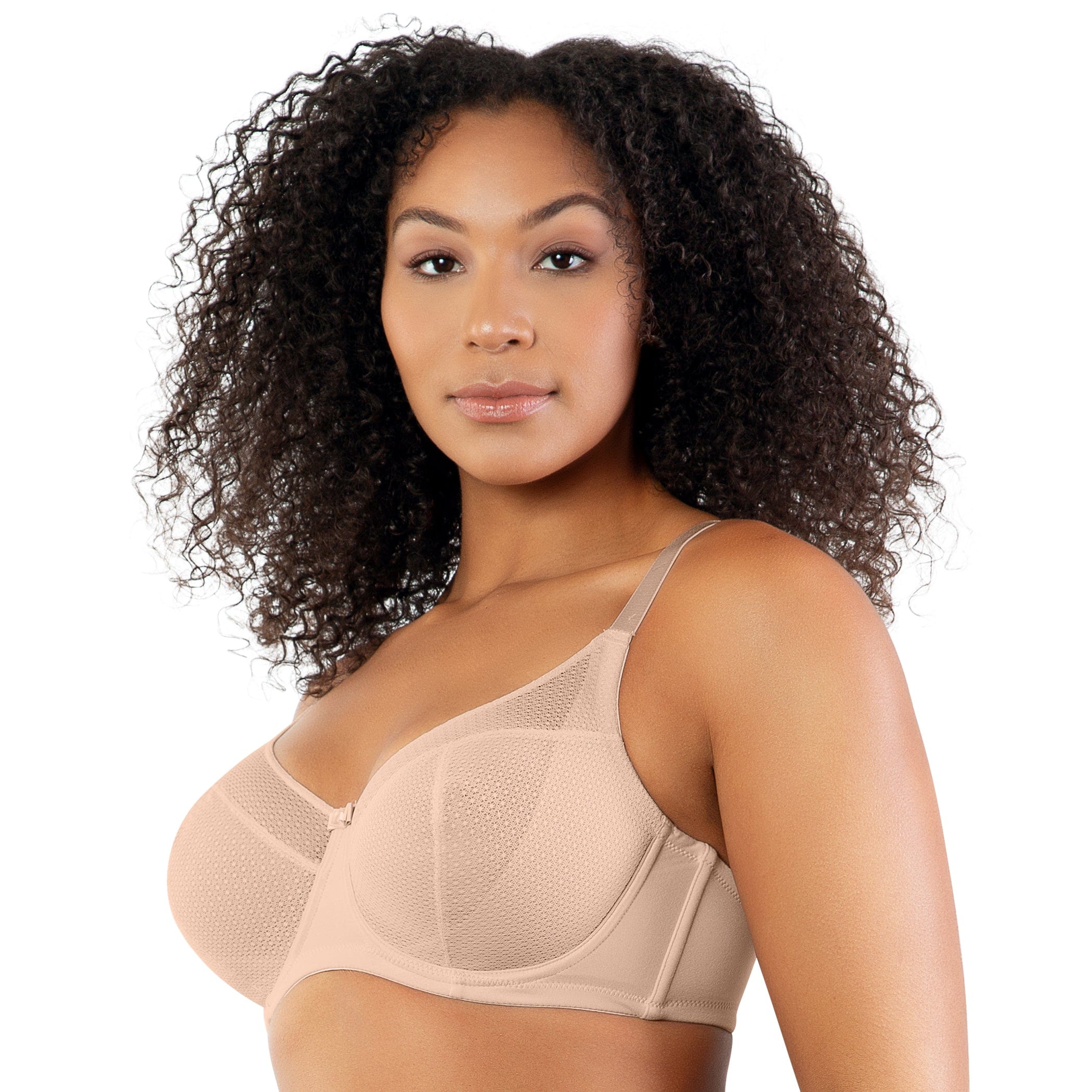 PARFAIT Paige A1672 Women's Lace Mesh Full Busted Wired Unlined