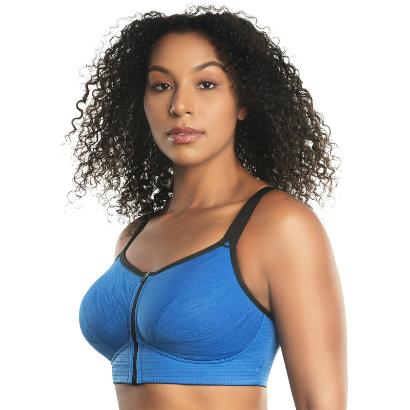 Zelocity Women's Polyester Wire Free Casual Sports Bra  (ZC40FDFASH0BLUE00MED_Blue : : Fashion