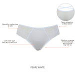 Parfait Lingerie Mia Hipster Panty - Pearl White