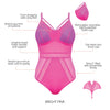 Parfait Lingerie Bodysuit Mia Dot Bodysuit - Bright Pink