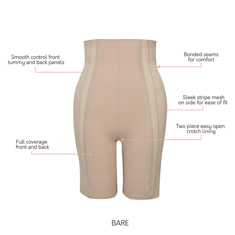 Parfait Lingerie Shea Mid-Thigh Slimmer Short - Bare