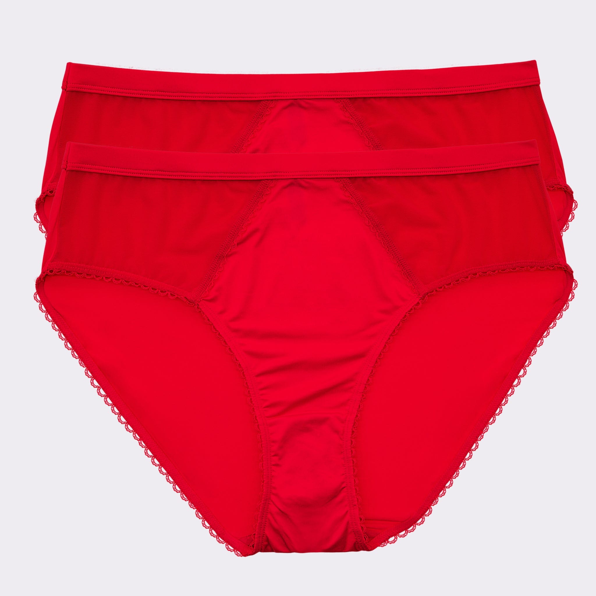 Micro Dressy French Cut Panty (2 Pack) - Racing Red – Parfait Lingerie