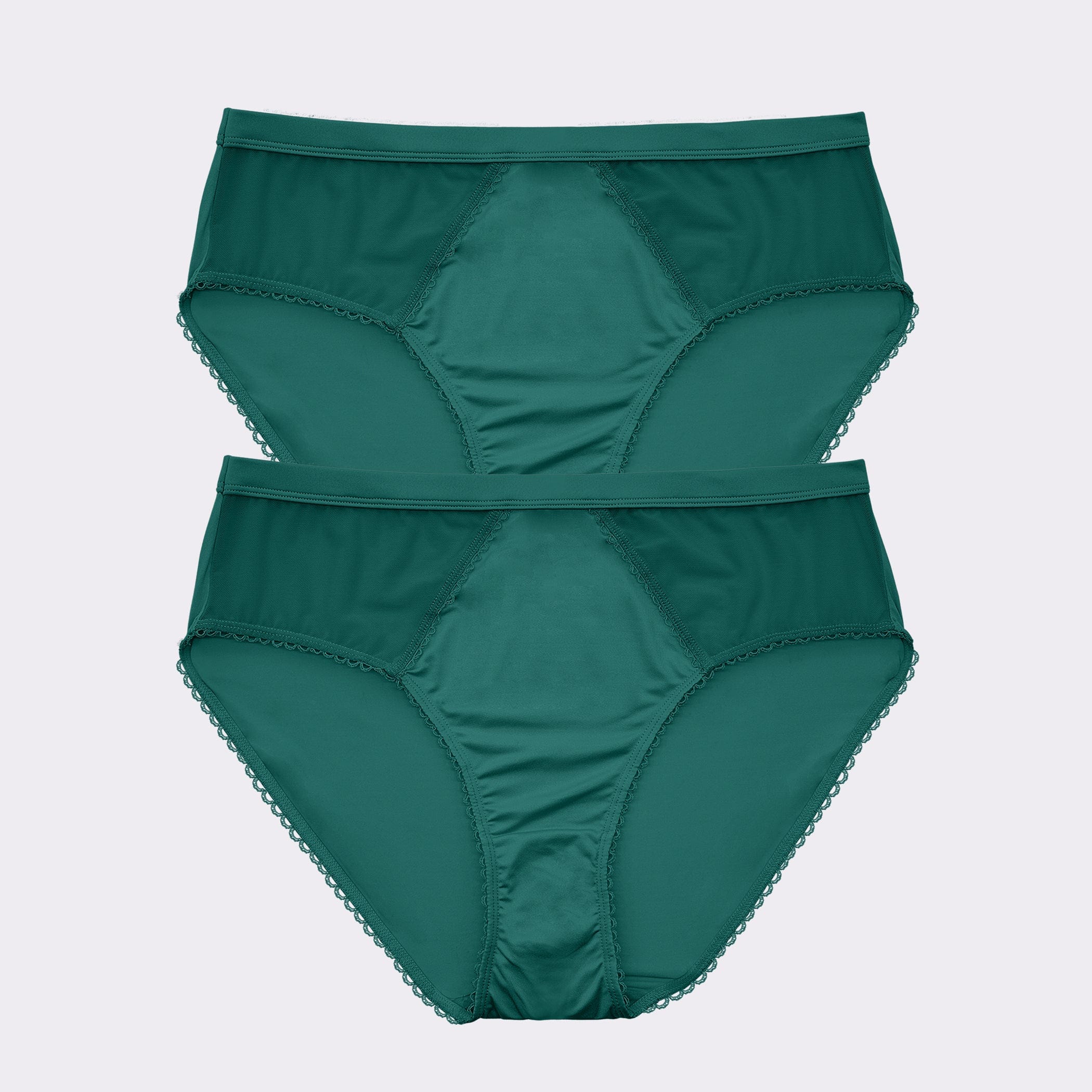 Micro Dressy French Cut Panty (2 Pack) - Emerald – Parfait Lingerie